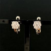 Orecchini Donna in Oro bianco Diamante Cianfrone Gioielli OROR-28-198